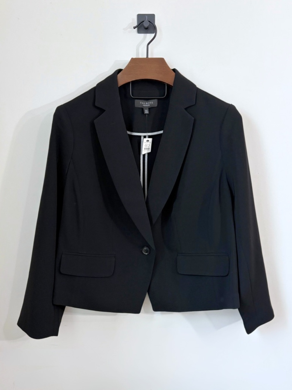 NWT Talbots Easy Travel Cropped Blazer